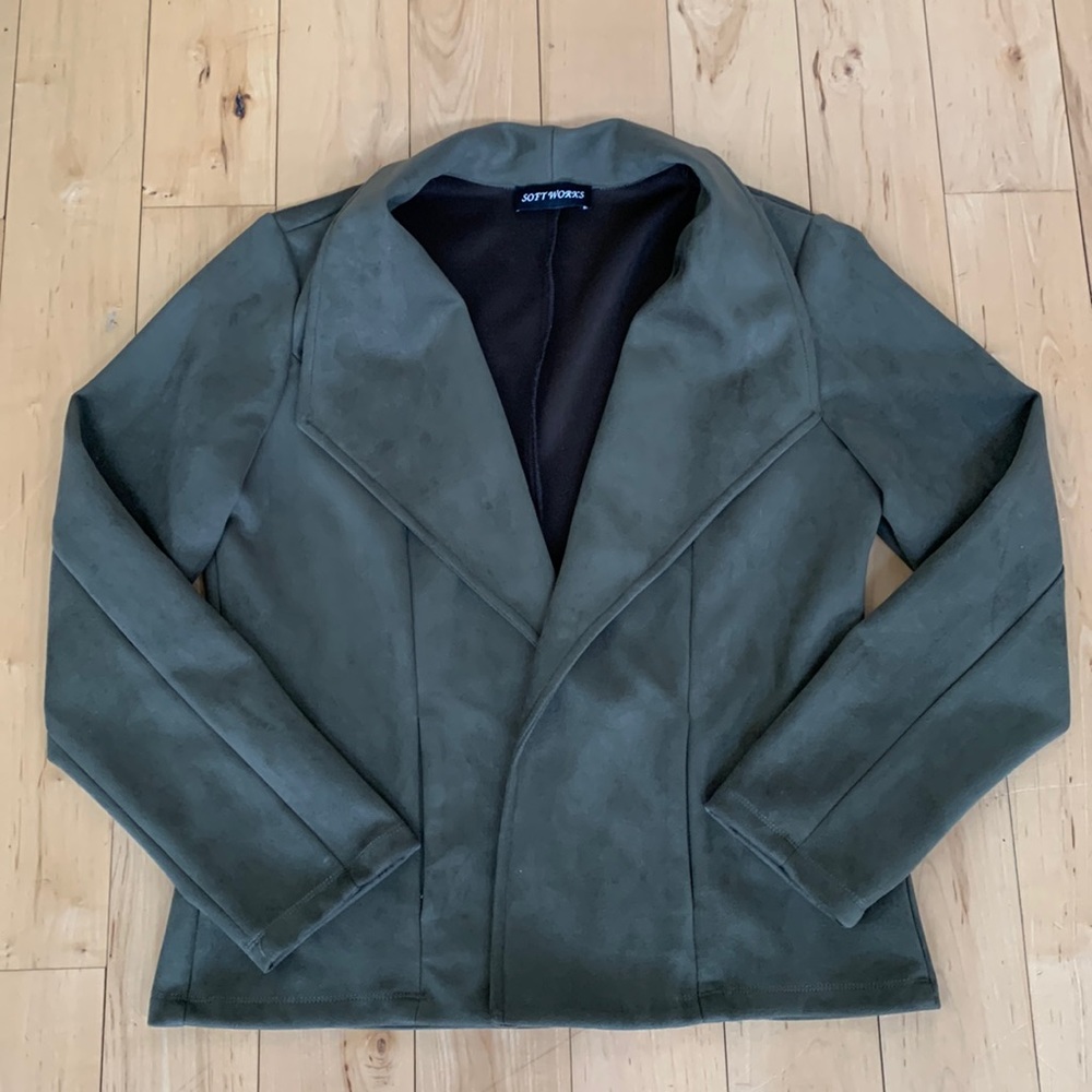Softworks Open Front Blazer Jacket